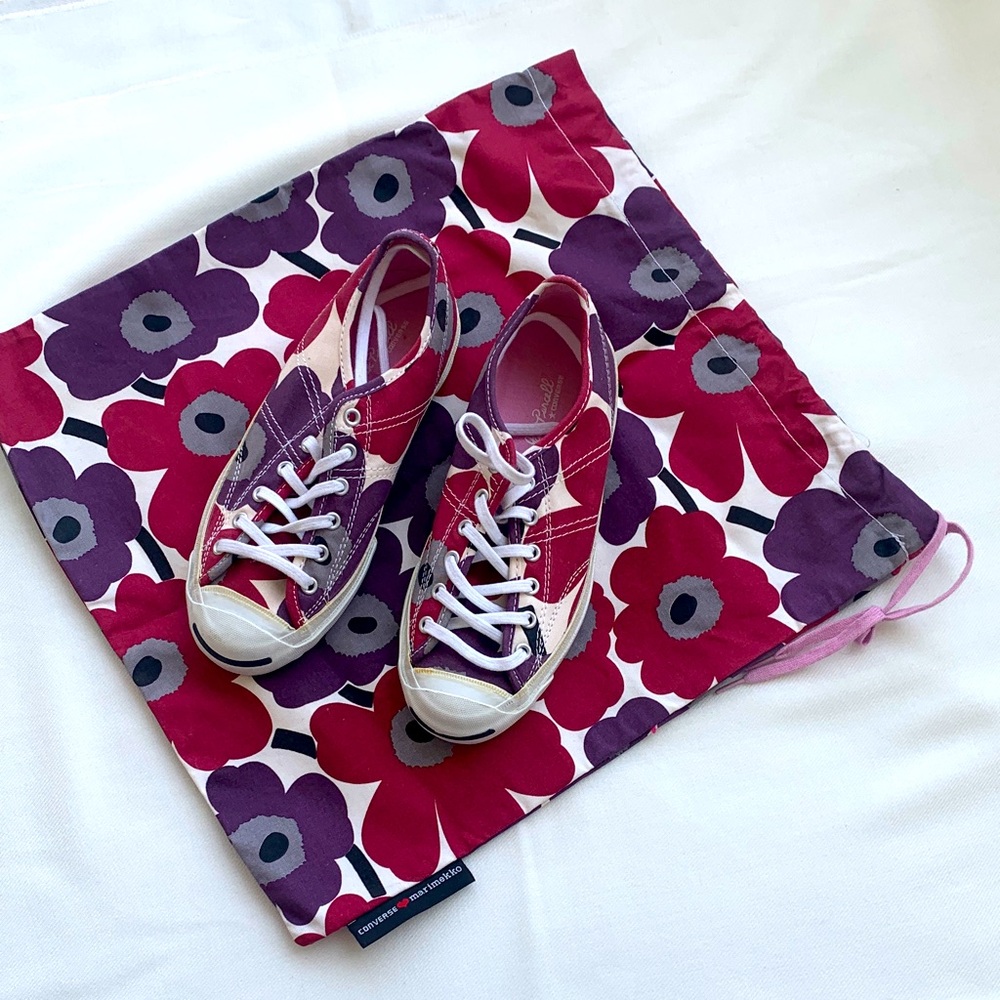 Converse Marimekko Floral Sneakers and Bag Set